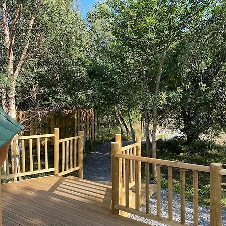 Craigshannoch Luxury 1 Bed Woodland Lodge Hot Tub Kintore Buitenkant foto