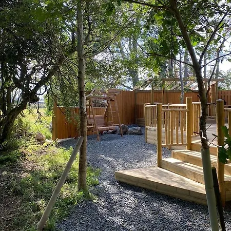 Craigshannoch Luxury 1 Bed Woodland Lodge Hot Tub Kintore Buitenkant foto