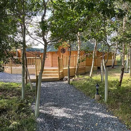 Craigshannoch Luxury 1 Bed Woodland Lodge Hot Tub Kintore Buitenkant foto