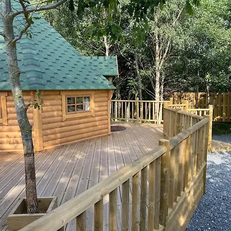 Craigshannoch Luxury 1 Bed Woodland Lodge Hot Tub Kintore Buitenkant foto